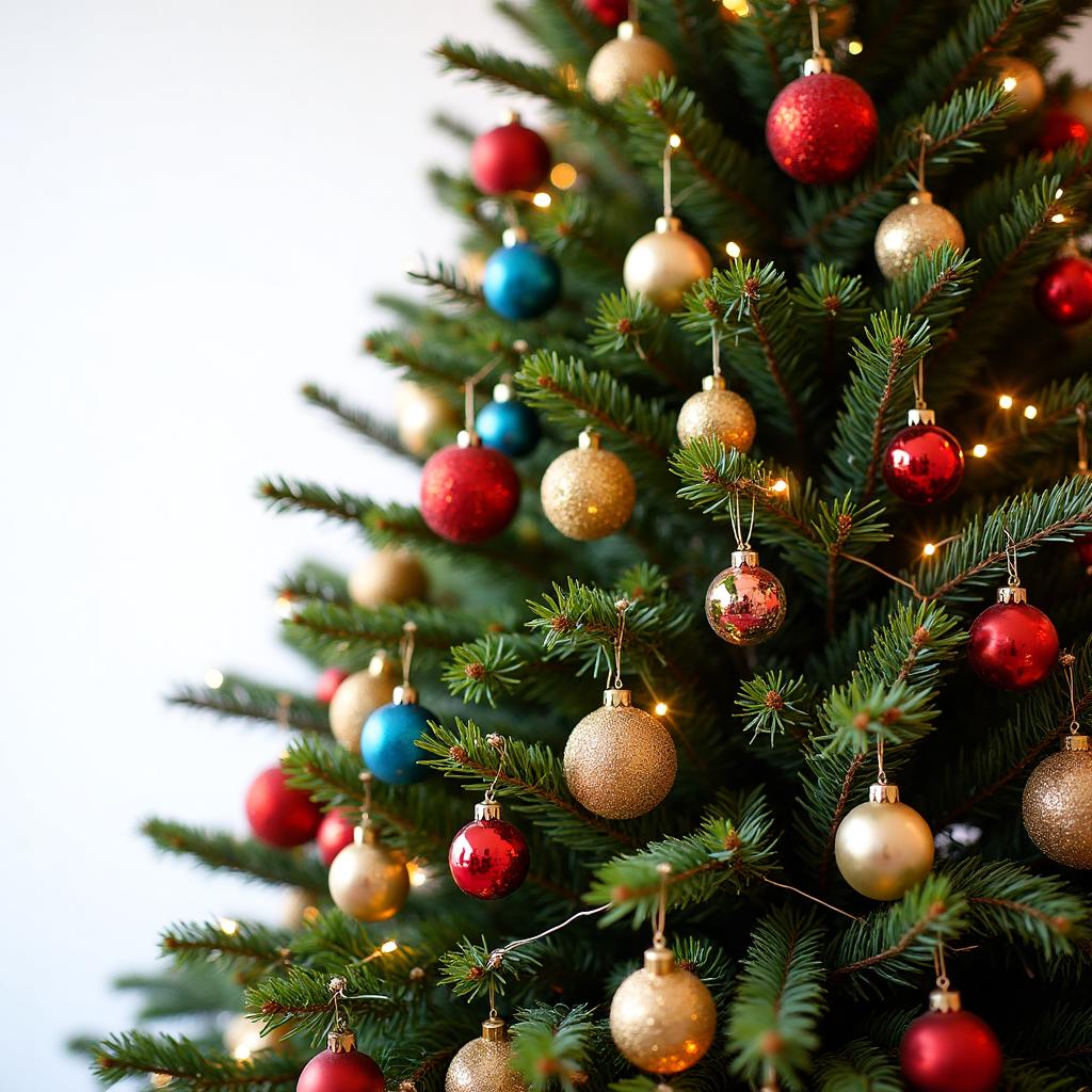 Kit Árvore Completa de Natal 1.2m a 1.9m - Ângulo 3