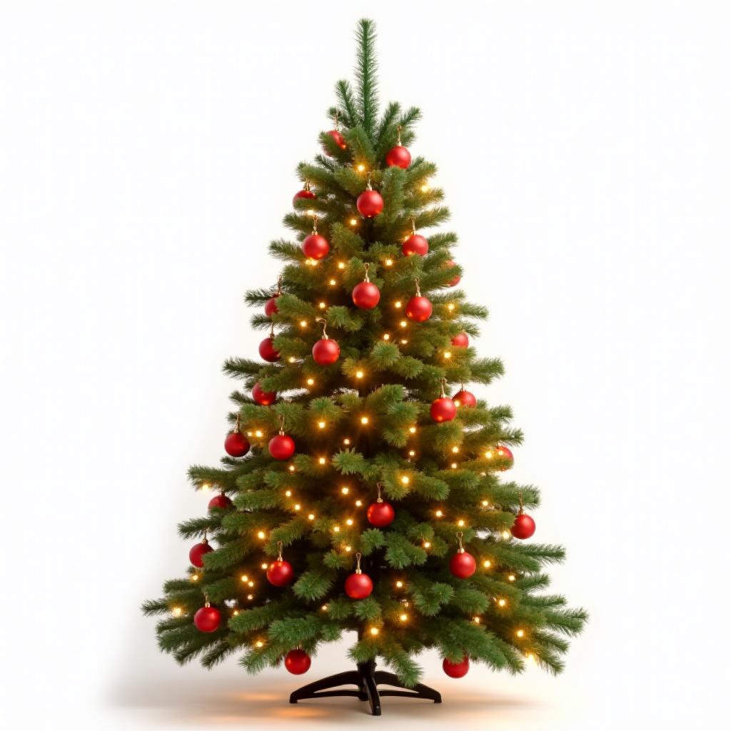 Kit Árvore Completa de Natal 1.2m a 1.9m - Ângulo 1